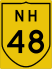 National Highway 48 marker