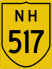 National Highway 517 marker