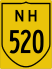 National Highway 520 marker