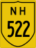 National Highway 522 marker