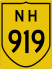 National Highway 919 marker