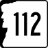 New Hampshire Route 112 marker