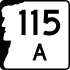 New Hampshire Route 115A marker