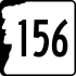 New Hampshire Route 156 marker