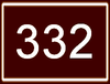 Route 332 shield