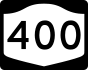 NYS Route 400 marker
