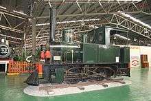 Netherlands-South African Railway Company NZASM 14 Tonner 0-4-0T no. 1 Transvaal at the Outeniqua Transport Museum.