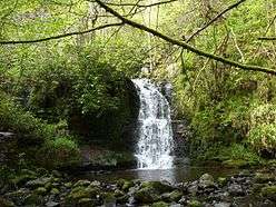  The lower tier of Nant-y-Ffrith waterfall