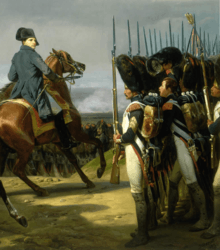 Napoleon at Jena by Horace Vernet