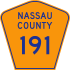 Nassau County Route 191 shield