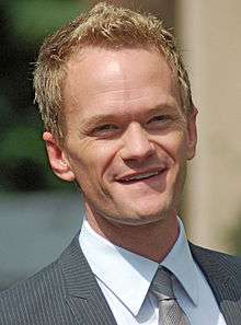 Photo of Neil Patrick Harris at the unveiling of his star of the Hollywood Walk of Fame in 2011.