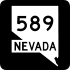 State Route 589 marker
