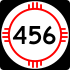 State Road 456 marker