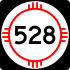 State Road 528 marker
