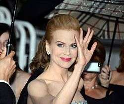 A photograph of Nicole Kidman attending the 2013 Cannes film festival