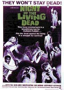 Theatrical poster of Night of the Living Dead