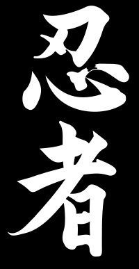 The kanji for "ninja".