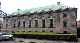 Former National Bank branch building in Aarhus