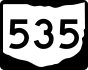 State Route 535 marker