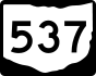 State Route 537 marker