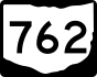 State Route 762 marker