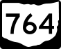 State Route 764 marker