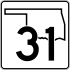 State Highway 31 marker