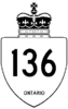 Highway 136 shield