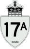 Highway 17A shield