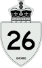 Highway 26 shield