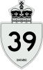 Highway 39 shield