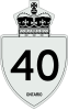Highway 40 shield