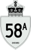 Highway 58A shield