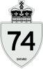 Highway 74 shield