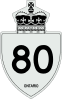 Highway 80 shield