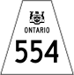 Highway 554 shield