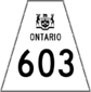 Highway 603 shield