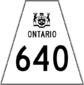 Highway 640 shield