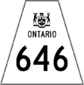 Highway 646 shield