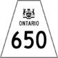 Highway 650 shield