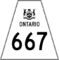 Highway 667 shield