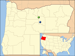 Oregon is a northwestern U.S. state. The park is in the north-central part of the state.