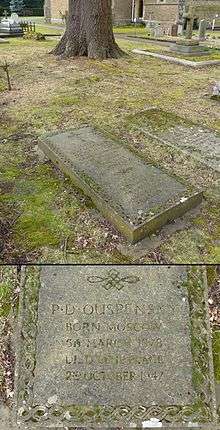 Ouspensky's gravestone