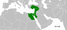Map of the Palmyrene empire