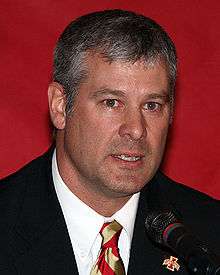 Iowa State Cyclones football head coach, Paul Rhoads
