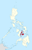 Map of the Philippines highlighting Central Visayas
