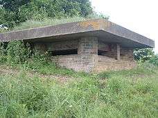 Pillbox at Western Heights, Dover.
