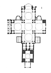 Floor plan of Périgueux Cathedral