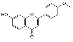 Chemical structure of pratol.