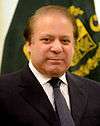 Official Photograph of Nawaz Sharif, Prime Minister of the Islamic Republic of Pakistan taken by his personal photographer Z A Balti, released for public domain.